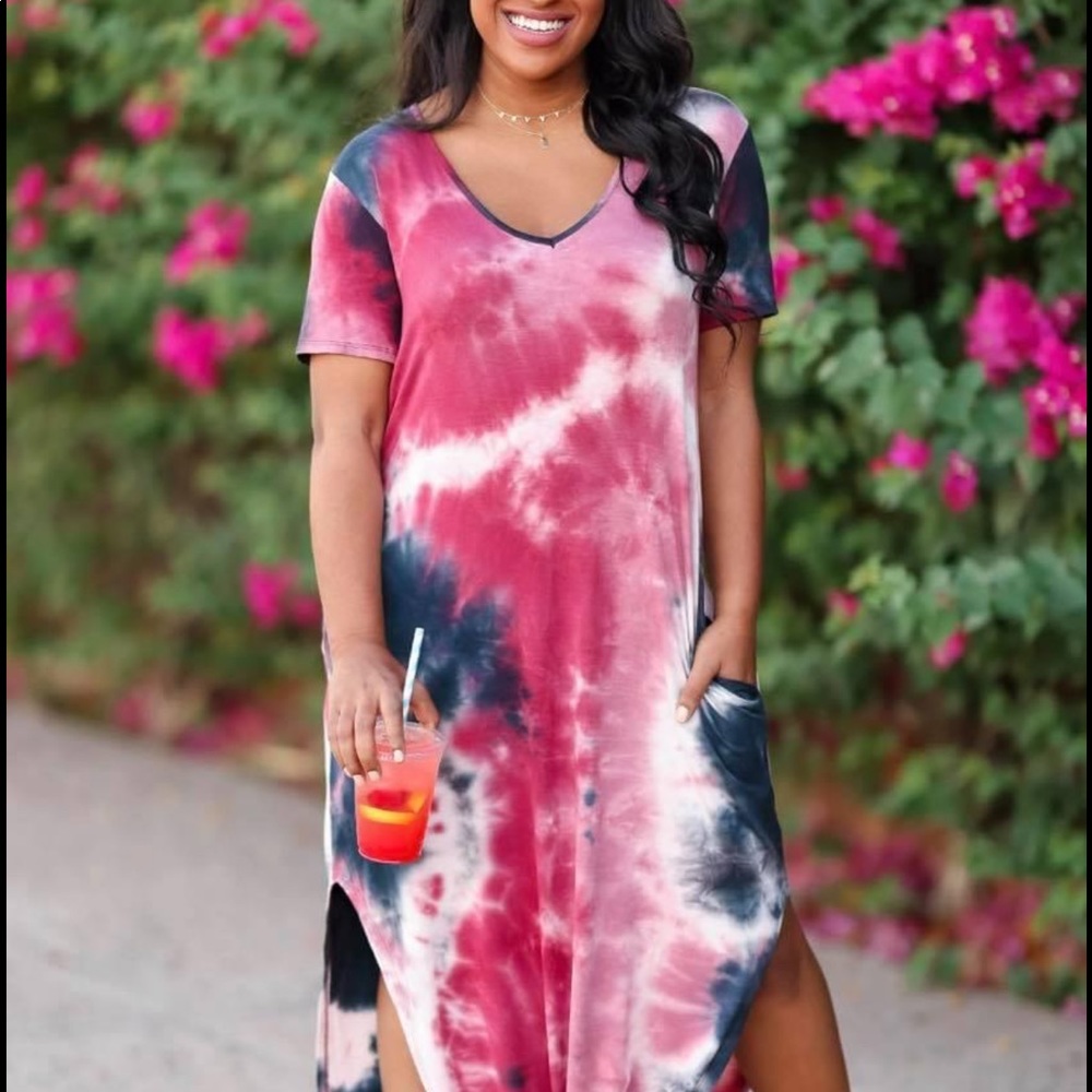 New CBrand tie-dye dress sz small